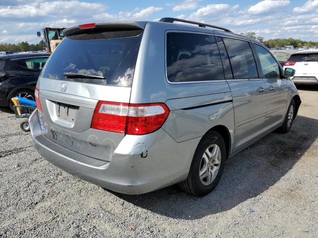 5FNRL38626B067525 - 2006 HONDA ODYSSEY EX SILVER photo 4