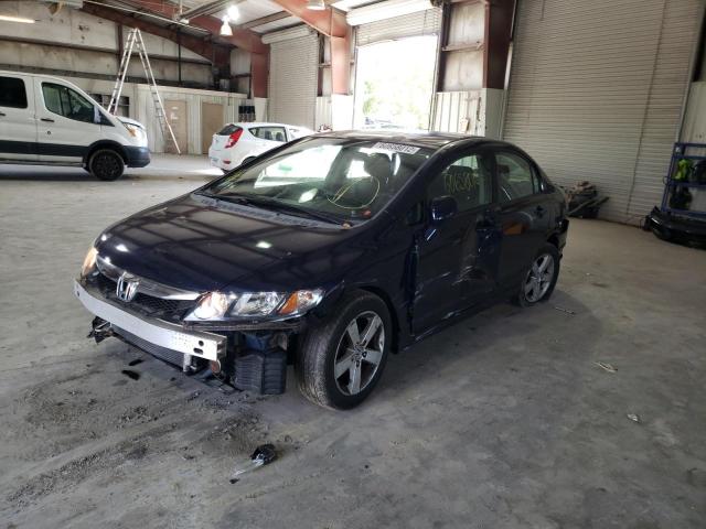 2HGFA16629H510367 - 2009 HONDA CIVIC LX-S أزرق صورة 2