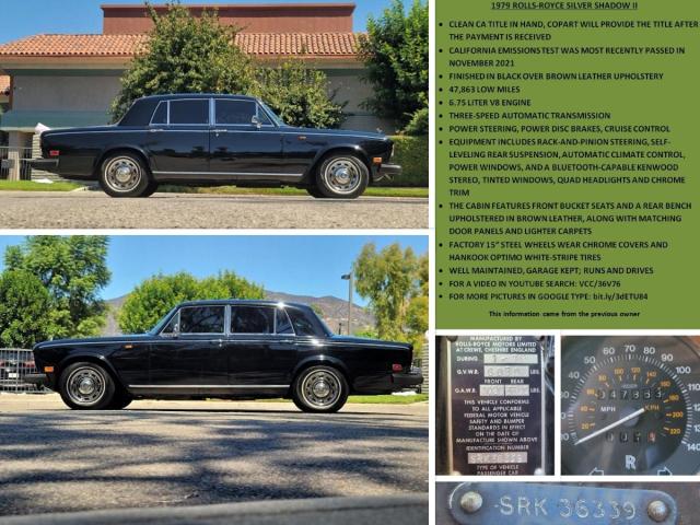 SRK36339 - 1979 ROLLS-ROYCE SILVSHADII შავი ფოტო 10