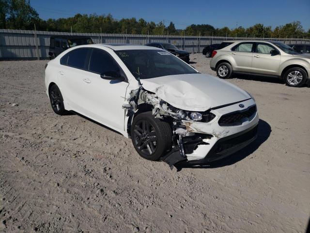 3KPF34AD2ME297215 - 2021 KIA FORTE GT L WHITE photo 1