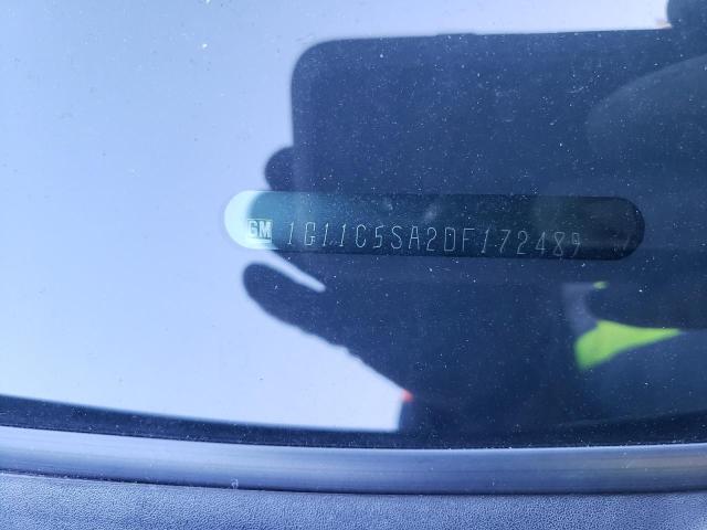 1G11C5SA2DF172489 - 2013 CHEVROLET MALIBU 1LT 黑色 照片 10