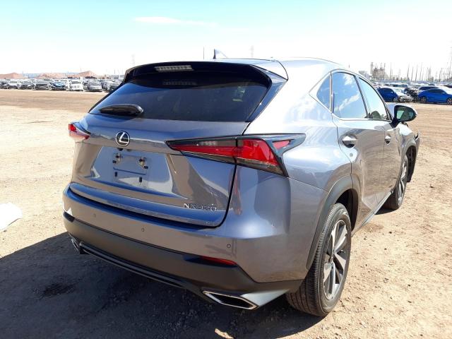 JTJBARBZ4K2191352 - 2019 LEXUS NX 300 BAS GRAY photo 4