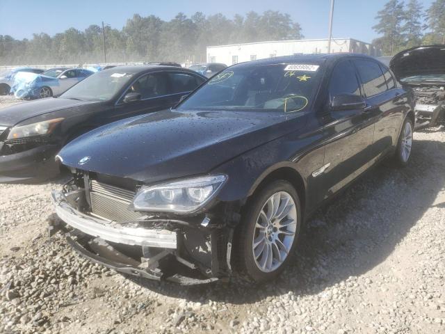 WBAYF8C57ED653218 - 2014 BMW 750 LXI BLACK photo 2