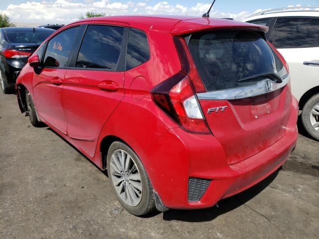 3HGGK5H87FM774530 - 2015 HONDA FIT EX RED photo 3