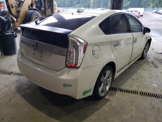 JTDKN3DP4D3043327 - 2013 TOYOTA PRIUS PLUG WHITE photo 4