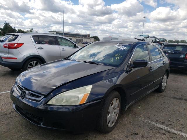 1HGCM66314A058416 - 2004 HONDA ACCORD LX BLACK photo 2