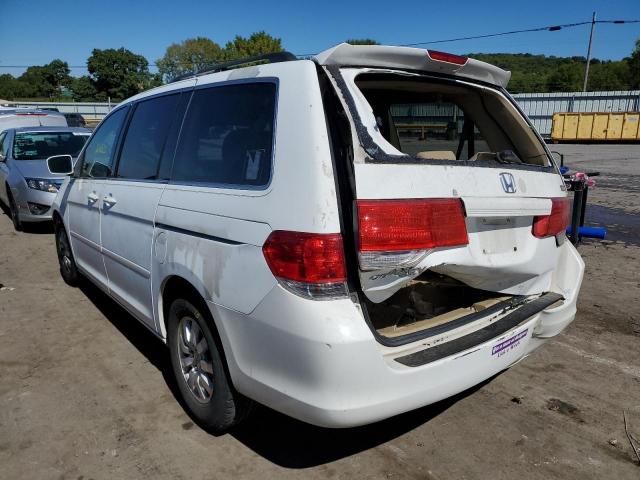 5FNRL38449B036599 - 2009 HONDA ODYSSEY EX WHITE photo 3