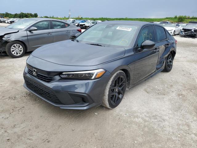 2HGFE2F57NH592043 - 2022 HONDA CIVIC SPOR GRAY photo 2