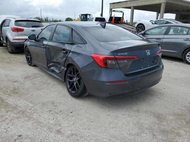 2HGFE2F57NH592043 - 2022 HONDA CIVIC SPOR GRAY photo 3