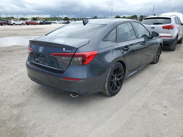 2HGFE2F57NH592043 - 2022 HONDA CIVIC SPOR GRAY photo 4