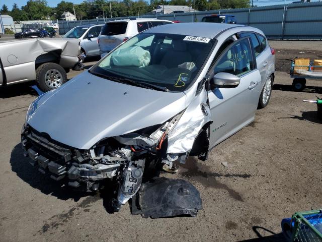 1FADP3R42EL353212 - 2014 FORD FOCUS BEV SILVER photo 2