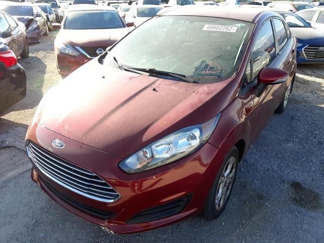 3FADP4BJ3EM113865 - 2014 FORD FIESTA SE RED photo 2