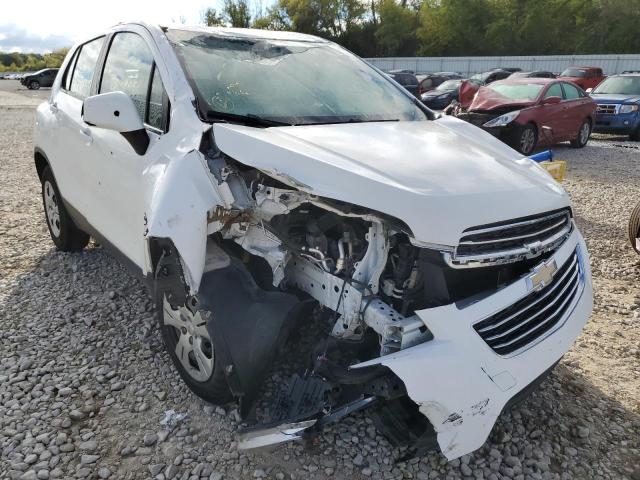 3GNCJKSB6GL234653 - 2016 CHEVROLET TRAX LS WHITE photo 1