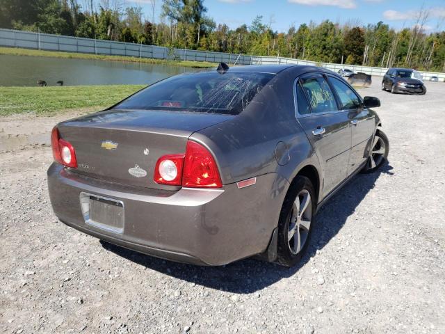 1G1ZC5E04CF105137 - 2012 CHEVROLET MALIBU 1LT ყავისფერი ფოტო 4