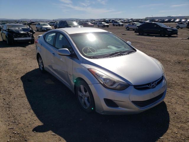 5NPDH4AE0DH382339 - 2013 HYUNDAI ELANTRA SILVER photo 1