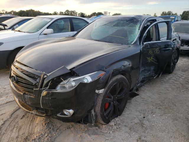 JN1AY1AP8BM520525 - 2011 INFINITI M56 BLACK photo 2