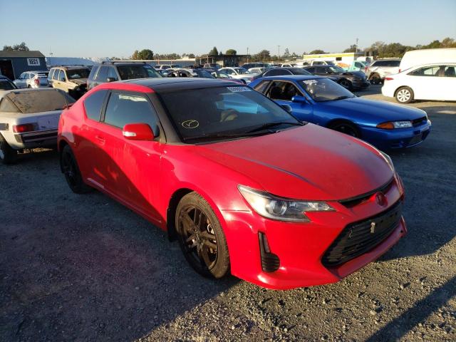 JTKJF5C78FJ003619 - 2015 TOYOTA SCION TC RED photo 1