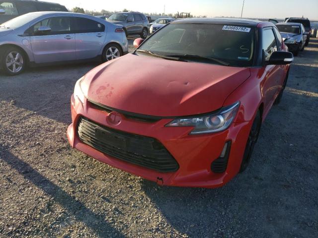 JTKJF5C78FJ003619 - 2015 TOYOTA SCION TC RED photo 9