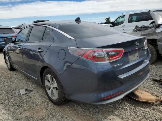 KNAGM4AD6F5082935 - 2015 KIA OPTIMA HYB GRAY photo 3