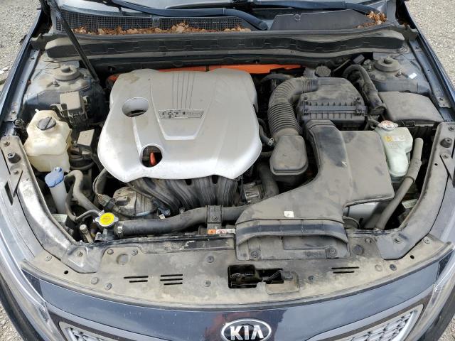 KNAGM4AD6F5082935 - 2015 KIA OPTIMA HYB GRAY photo 7