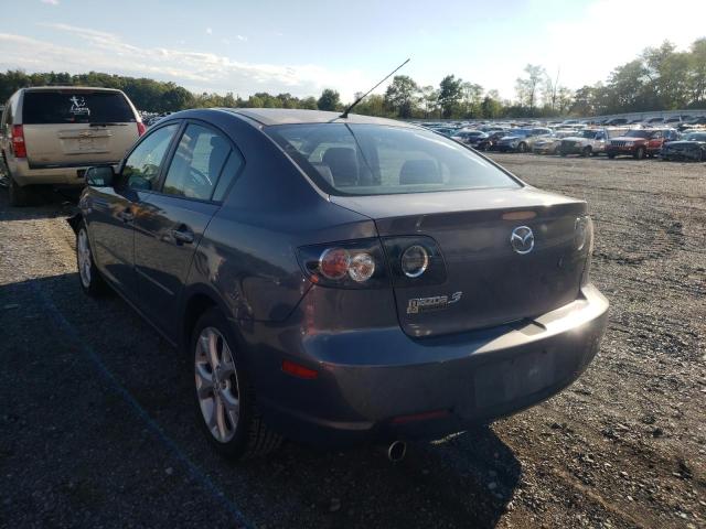 JM1BK32G691232737 - 2009 MAZDA 3 I GRAY photo 3