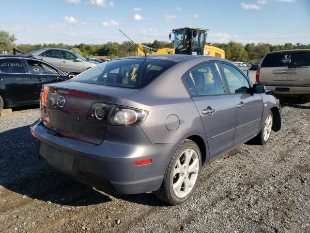 JM1BK32G691232737 - 2009 MAZDA 3 I GRAY photo 4