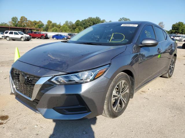 3N1AB8CV0NY249614 - 2022 NISSAN SENTRA SV GRAY photo 2