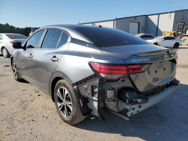 3N1AB8CV0NY249614 - 2022 NISSAN SENTRA SV GRAY photo 3