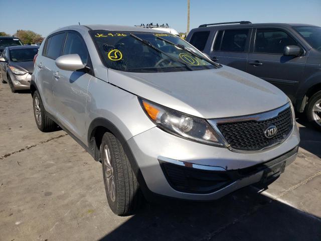 KNDPB3AC0E7596745 - 2014 KIA SPORTAGE B SILVER photo 1