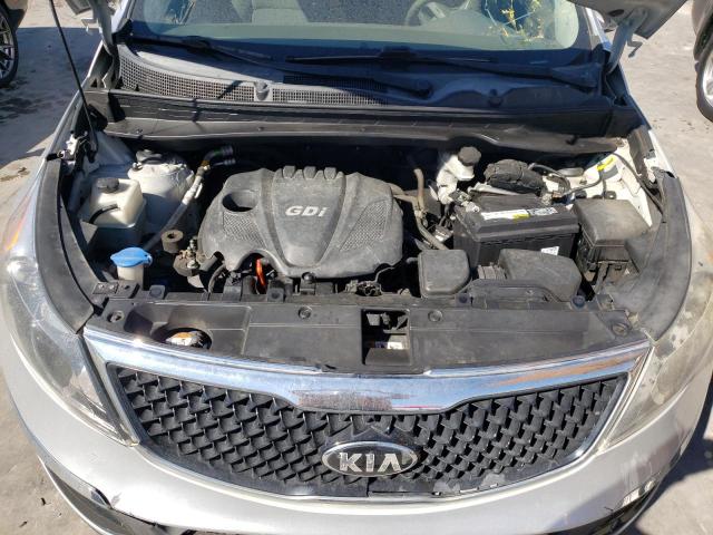 KNDPB3AC0E7596745 - 2014 KIA SPORTAGE B SILVER photo 7