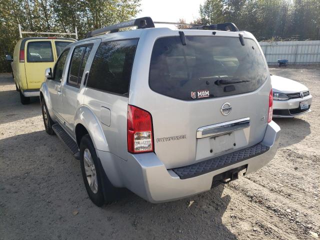 5N1AR18W05C789311 - 2005 NISSAN PATHFINDER SILVER photo 3