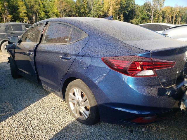 5NPD84LF8KH417423 - 2019 HYUNDAI ELANTRA SE BLUE photo 3