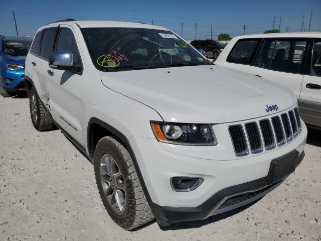 1C4RJFBG8EC566222 - 2014 JEEP GRAND CHER WHITE photo 1