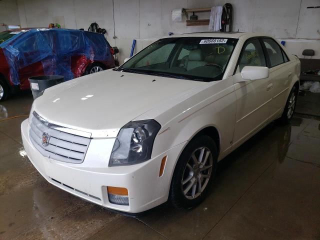 1G6DP577370181752 - 2007 CADILLAC CTS HI FEA WHITE photo 2