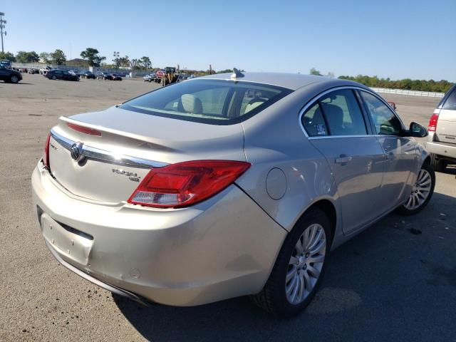 W04GN5EC1B1142672 - 2011 BUICK REGAL CXL SILVER photo 4