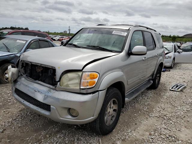 5TDZT38A91S050536 - 2001 TOYOTA SEQUOIA LI SILVER photo 2