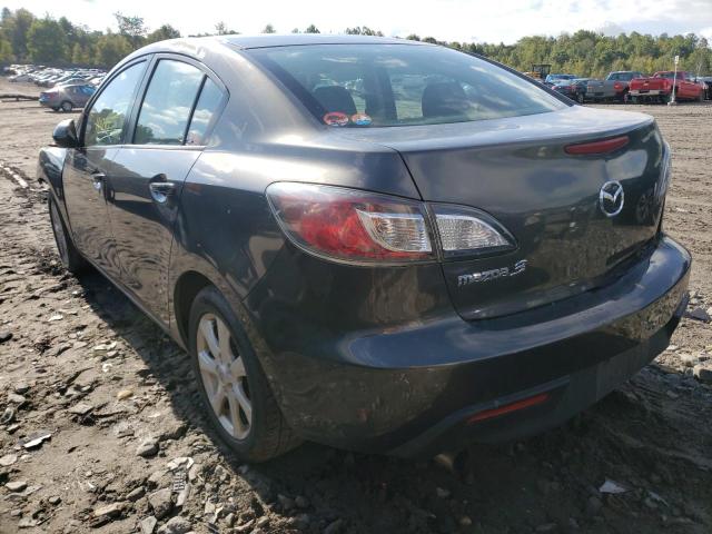 JM1BL1SG6A1284732 - 2010 MAZDA 3 I GRAY photo 3