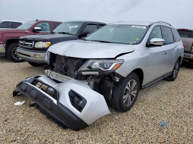 5N1DR2MM4HC660628 - 2017 NISSAN PATHFINDER SILVER photo 2