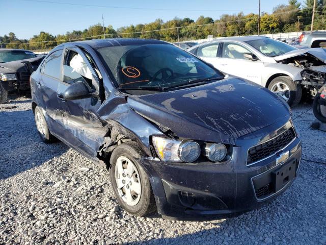 1G1JA5SH1F4156043 - 2015 CHEVROLET SONIC LS BLACK photo 1