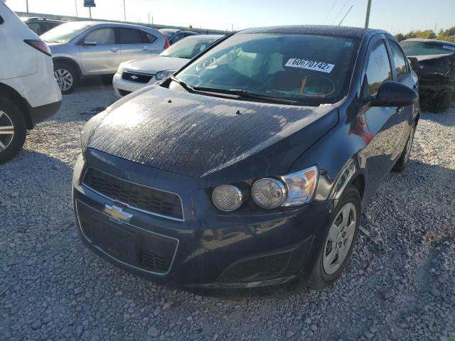 1G1JA5SH1F4156043 - 2015 CHEVROLET SONIC LS BLACK photo 2