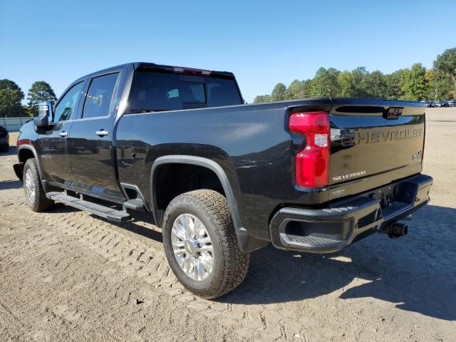 1GC4YREY4NF190306 - 2022 CHEVROLET SILVERADO BLACK photo 3