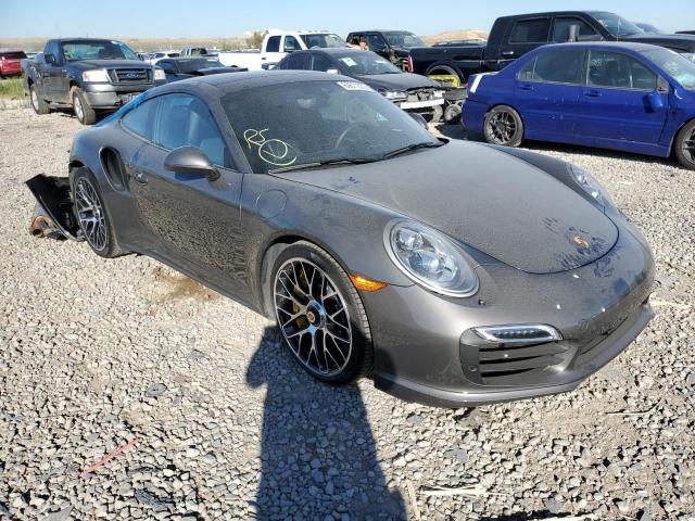 WP0AD2A99ES166224 - 2014 PORSCHE 911 TURBO GRAY photo 1