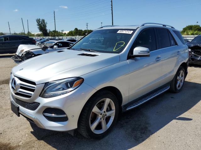 4JGDA5HB3JB078257 - 2018 MERCEDES-BENZ GLE 350 4M SILVER photo 2