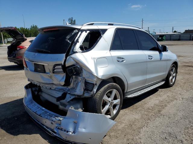 4JGDA5HB3JB078257 - 2018 MERCEDES-BENZ GLE 350 4M SILVER photo 4