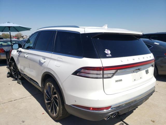 5LM5J7WC1MGL16803 - 2021 LINCOLN AVIATOR RE 白色 照片 3