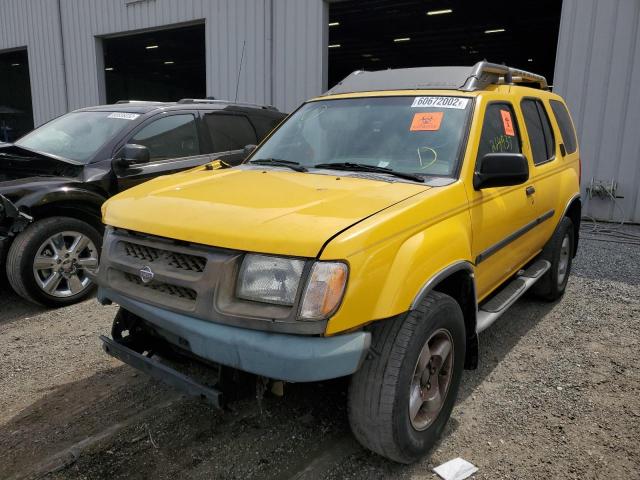 5N1ED28T31C595152 - 2001 NISSAN XTERRA XE YELLOW photo 2