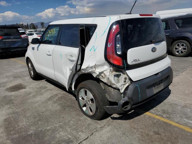 KNDJN2A29F7174781 - 2015 KIA SOUL WHITE photo 3