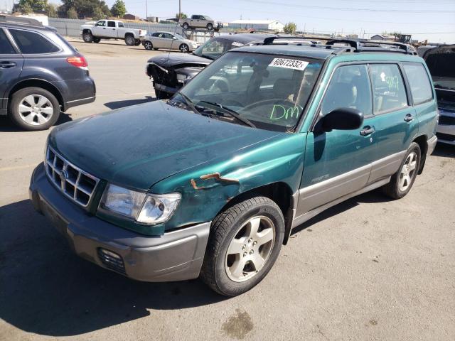 JF1SF6550WH764994 - 1998 SUBARU FORESTER S TWO TONE photo 2