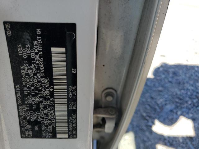 JTLKT324650213418 - 2005 TOYOTA SCION XB 白色 照片 10