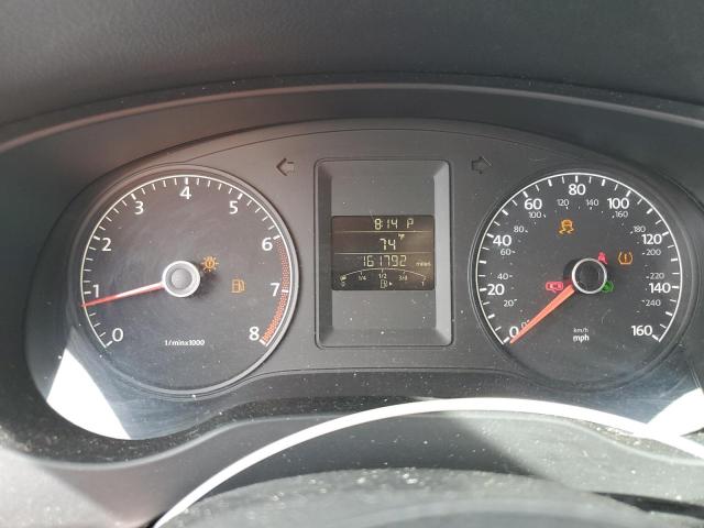 3VW2K7AJ4CM345890 - 2012 VOLKSWAGEN JETTA BASE BLACK photo 8